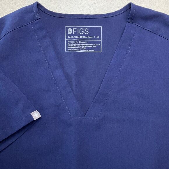 Figs Scrbs Top Casma Medium‎ Navy Blue - Picture 1 of 6